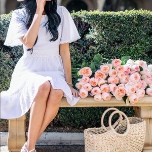 COPY - Flutter Sleeved Dress- Linen